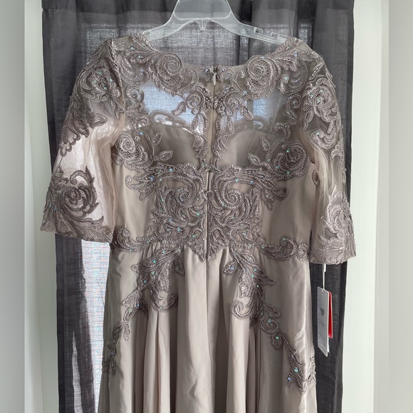 Gray Mother of Bride Dress - Picture 3 of 7